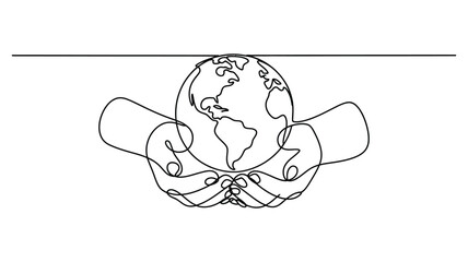 continuous line art of medical first aid kit with cross symbol, minimalist healthcare icon for emergency aid and hospital safety concept