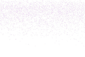 Falling purple glitter particles on a clear overlay background effect