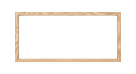 Obraz premium Minimalist Wooden Frame Design Simple, Elegant, and Versatile for Various Display Needs