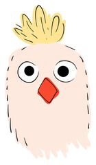 Fototapeta premium PNG Chicken illustration cartoon drawing.