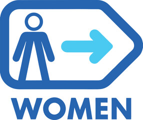 Women Sign Icon for Female Symbol