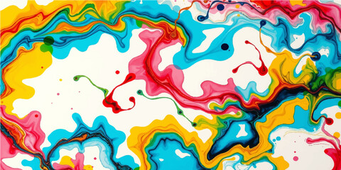 Abstract colorful watercolor paint splash illustration vector pattern design