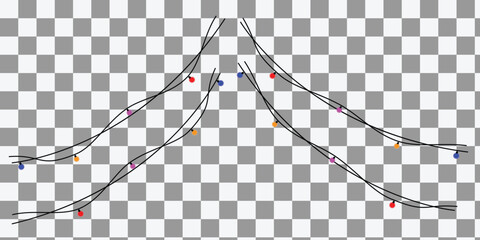 Abstract geometric light burst with vibrant color gradients and minimalist typography in cmyk and grayscale tones