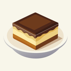 “Rich Chocolate Nanaimo Bars with Smooth Custard Filling  Homemade Dessert Squares”