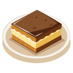 “Rich Chocolate Nanaimo Bars with Smooth Custard Filling  Homemade Dessert Squares”