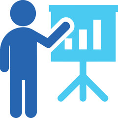 Presentation Training Icon for Corporate Learning