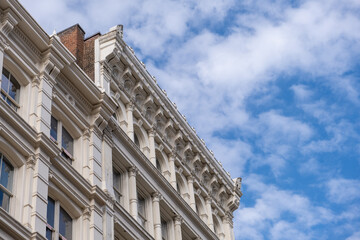 cityscape building tops new york city