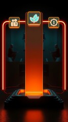 Social performance report cover design