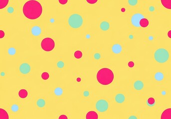 Playful polka dot pattern texture for backgrounds