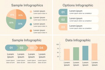 Infographic templates for data visualization and business presentations