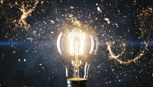 A glowing light bulb symbol representing learning and ideas.