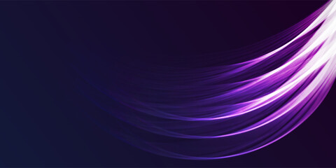 Beautiful glow flare and spark. Red blue special effect, speed police line. Magic of moving fast motion laser beams, horizontal light rays. Abstract neon color glowing lines background. Vector