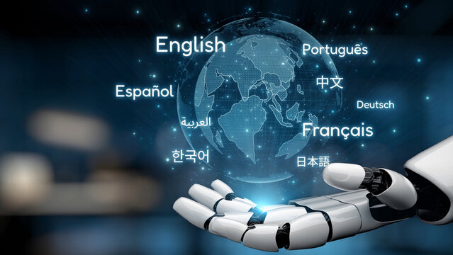 AI artificial intelligence bridges global language communication with multilingual virtual assistants, real-time languages translation, and digital tools for cultural connectivity. Epoch