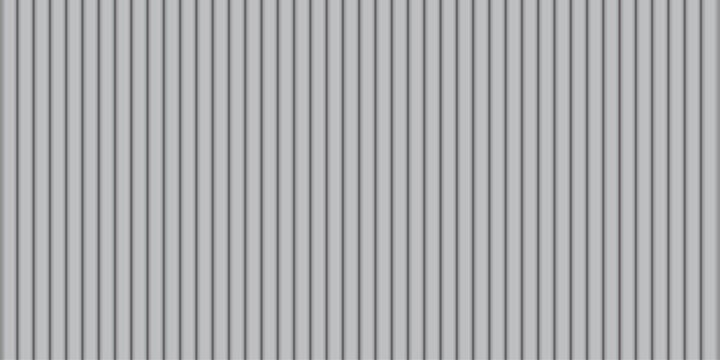 Vectror ribbed glass texture background with soft, grey, white, frosted waves.Fluted panel vector evokes a light, airy feel.Embossed, striped, and minimal&mdash;ideal for acrylic or polycarbonate surfaces.