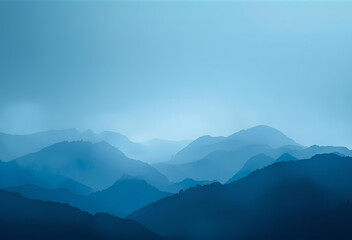 Abstract Snowy Waves