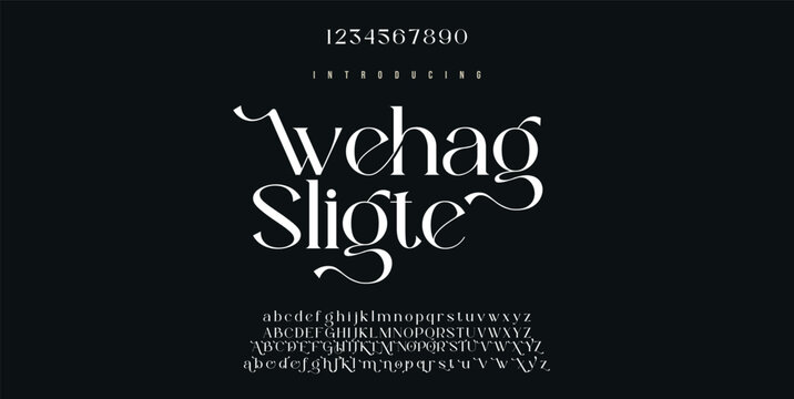 Modern Font. Sans Serif Font. Regular Uppercase Lowercase Typography urban style alphabet fonts for fashion, sport, technology, digital, movie, logo design, vector illustration