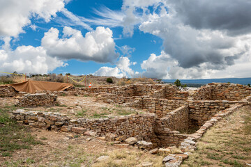 Ruins of Atsinna Pueblo at El Morro National Monument - New Mexico