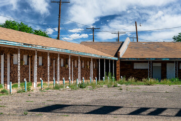 Abandoned Roadside Motel along US Route 66 - Tucumcari, New Mexico