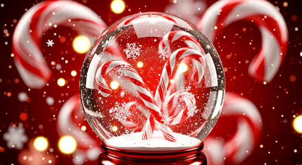 Illuminated 2026 in Snowy Landscape