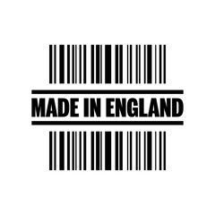 Vector illustration of single isolated made in England icon