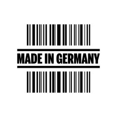 Vector illustration of single isolated made in Germany icon