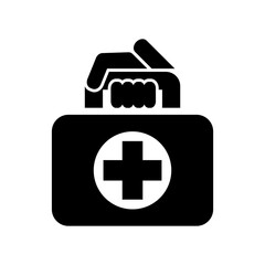 Obraz premium Medical bag icon