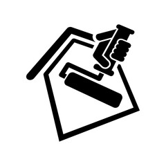 Painter roll symbol © Myvector