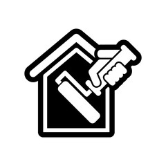 Painter roll icon © Myvector