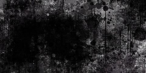Abstract grunge texture background in black and white