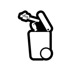 Separate waste collection icon