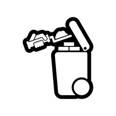 Separate waste collection icon