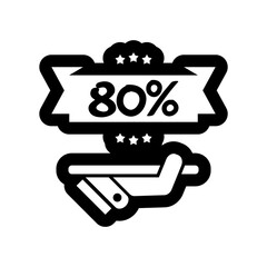 Discount label icon