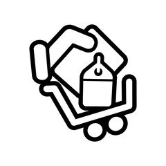 Fototapeta premium Shopping cart icon