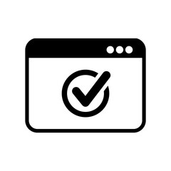 Checking application - Flat minimal icon