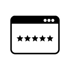 Application top rating - Flat minimal icon