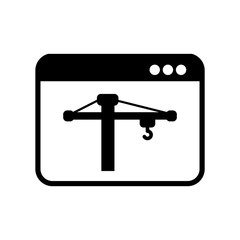 Under construction - Vector flat minimal icon