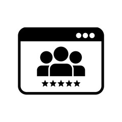 Top team - Vector flat minimal icon