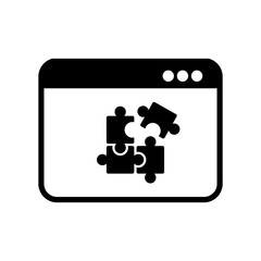 Team application flat icon
