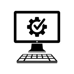 Checking computer performance icon