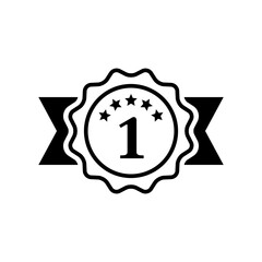 Number one symbol icon