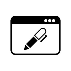 Pen and application for creative design or text writing