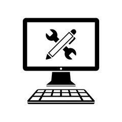 Project software - Vector icon