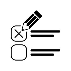 Check option - Minimal vector icon
