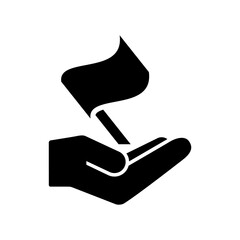 Conceptual flag - Vector flat icon