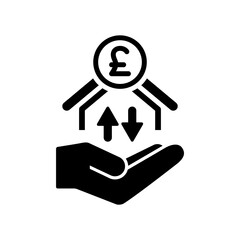 Money transfer services - Sterling - Minimal icon