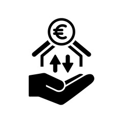 Money transfer services - Euro - Minimal icon