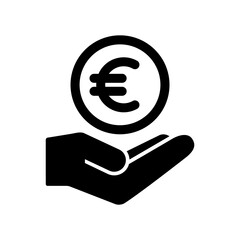 Bank services - Euro - Minimal modern icon