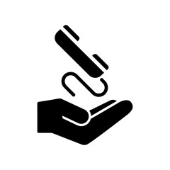 Phone assistance - Minimal modern icon