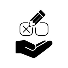 Mark option - Minimal vector icon