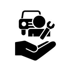 Car repair services - Minimal modern icon